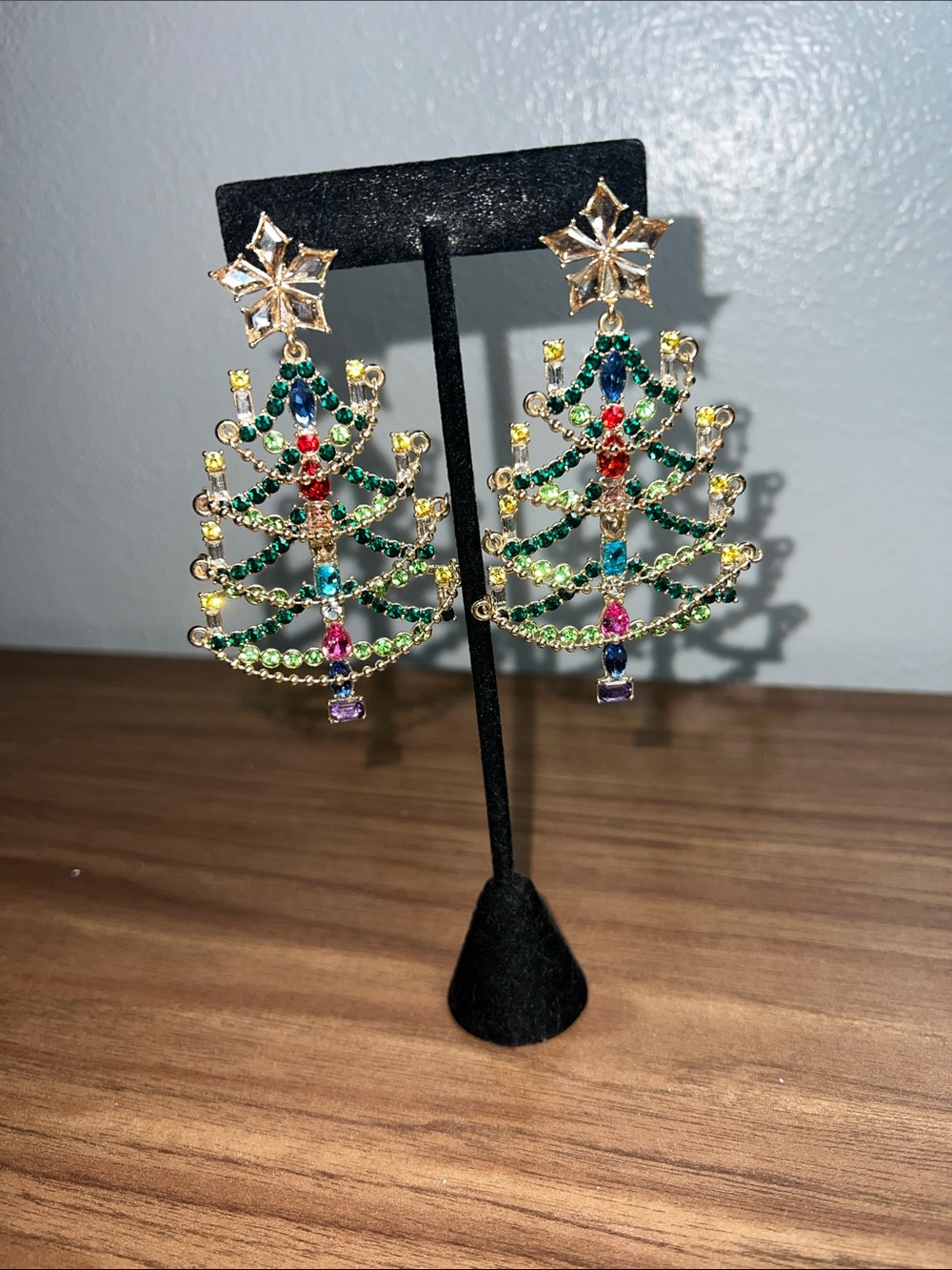 Baublebar Multicolor Crystal Christmas Tree Drop Earrings - Women Jewelry